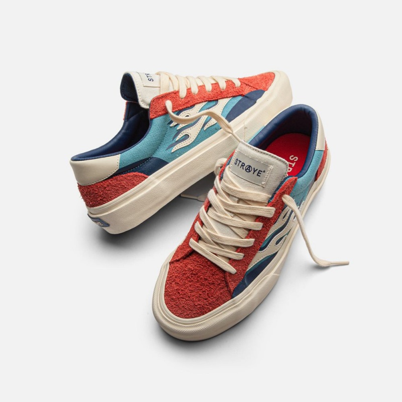 Chaussure Straye Logan Orange Bleu | MLV-47459095