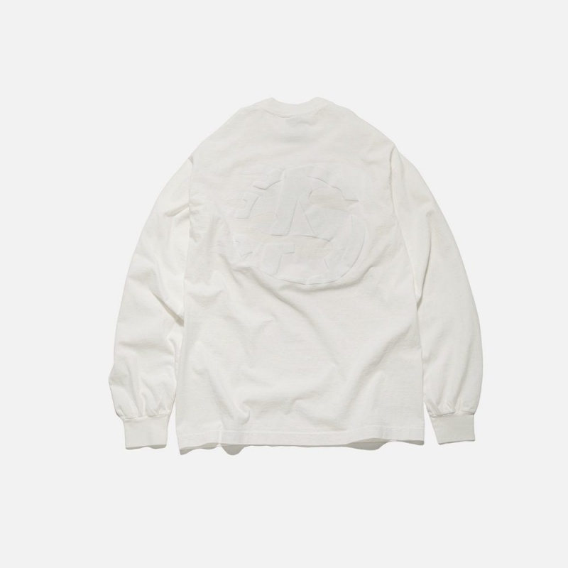 T-Shirt Straye Blazing A L/S Blanche | WVJ-05055280