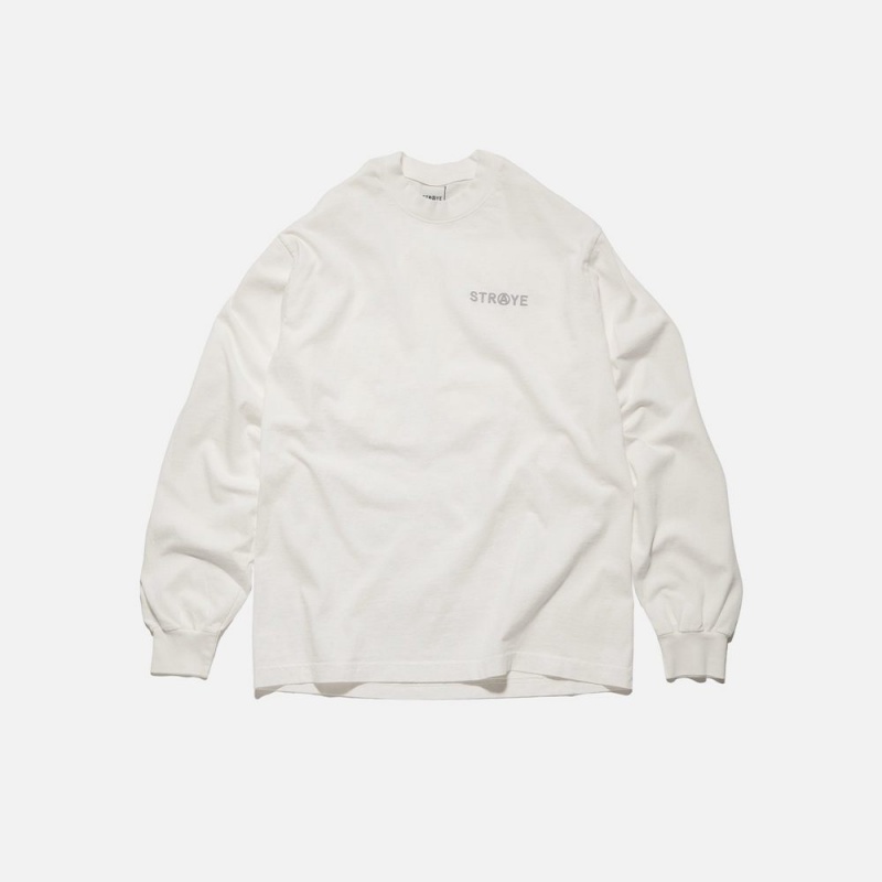 T-Shirt Straye Blazing A L/S Blanche | WVJ-05055280