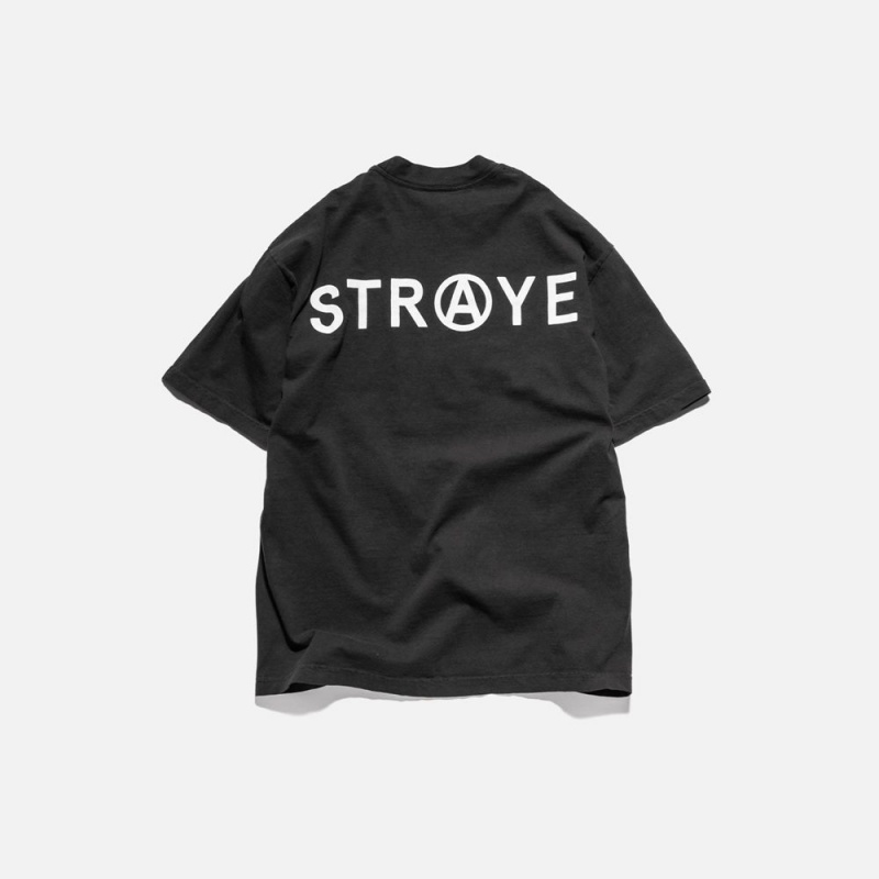 T-Shirt Straye Blaze One S/S Noir | SHD-95979283