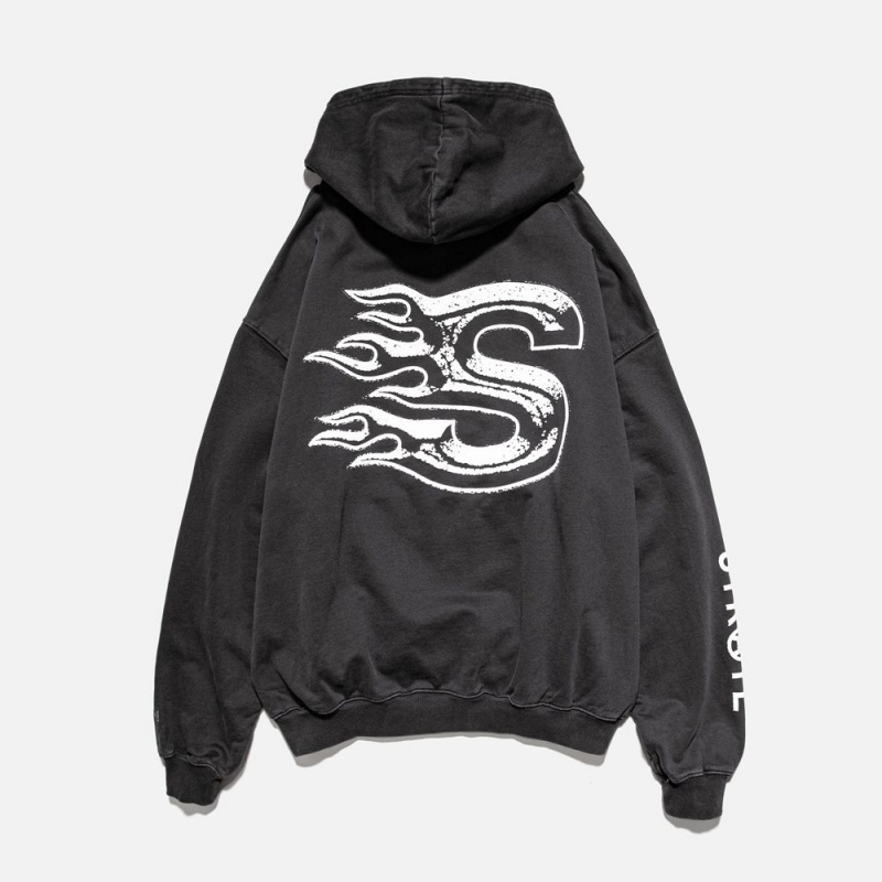 Sweat a Capuche Straye Blaze Noir | WSC-01291280