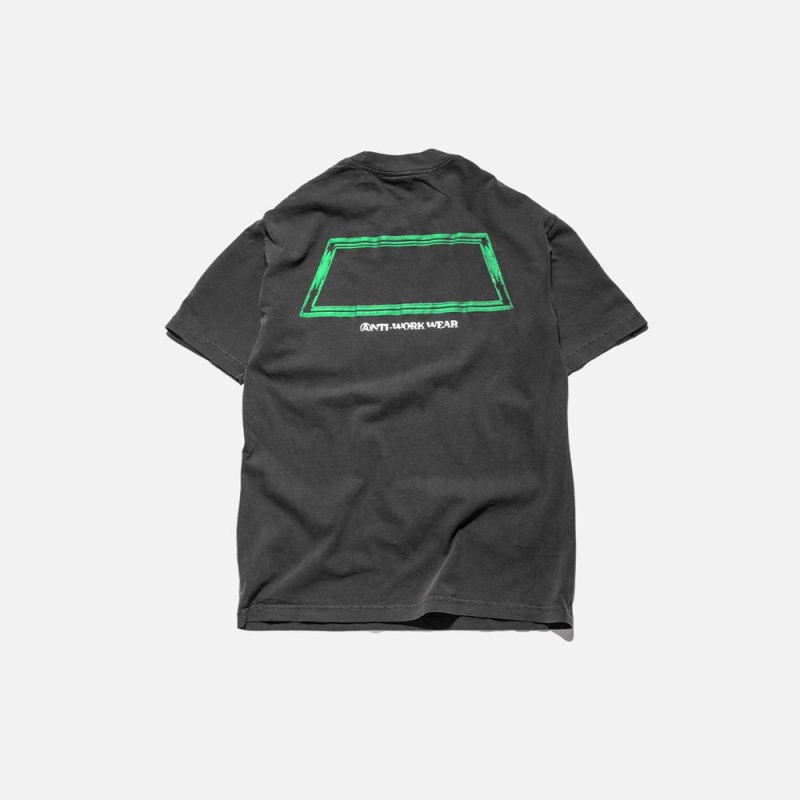 T-Shirt Straye Anti-Trap S/S Noir | WIB-30430874