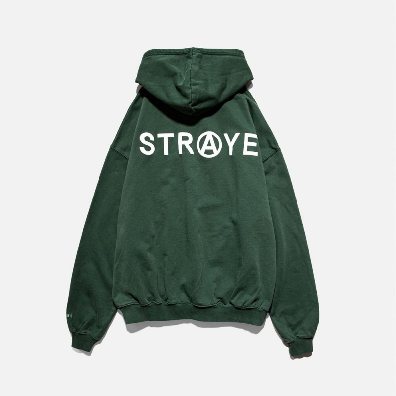 Sweat a Capuche Straye Blaze One Vert | IRI-43041284