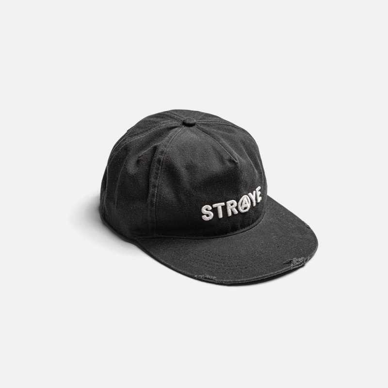 Casquettes Straye Ripped Noir | EYC-33327270