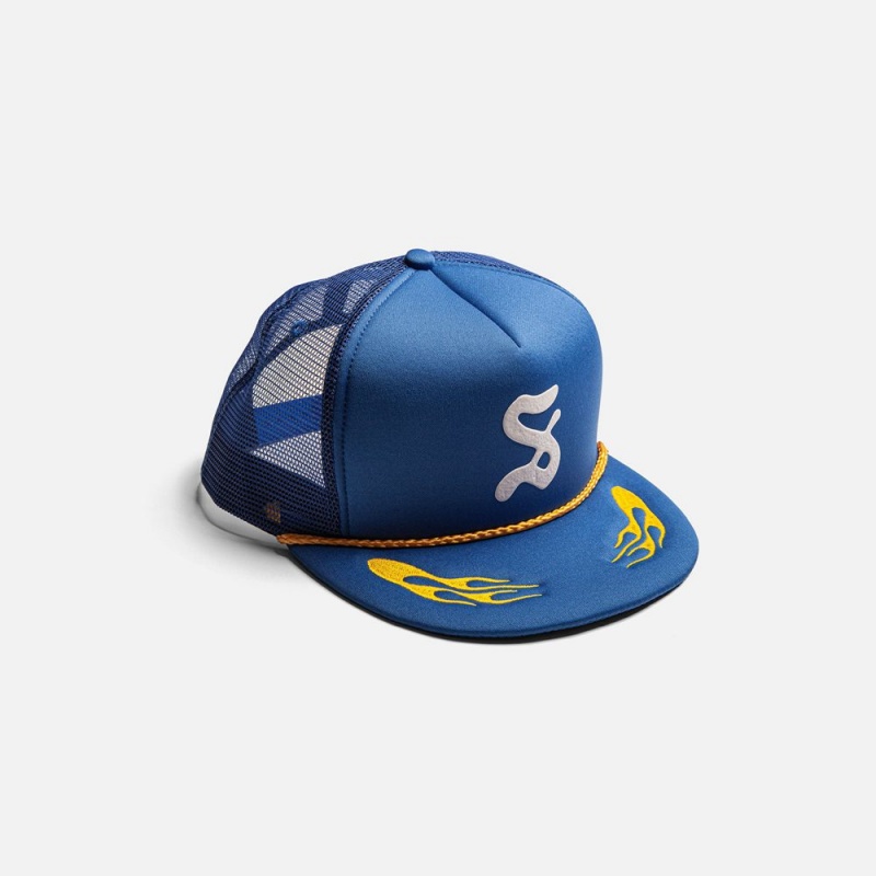 Casquettes Straye Captain Bleu | OIU-81662927