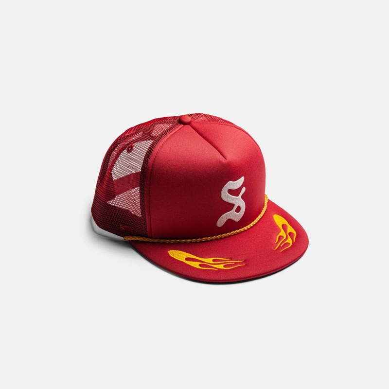 Casquettes Straye Captain Rouge | EBI-36454905